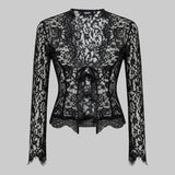 ADORE LONG-SLEEVE LACE SHIRT