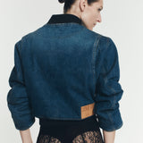 DENIM BOMBER JACKET