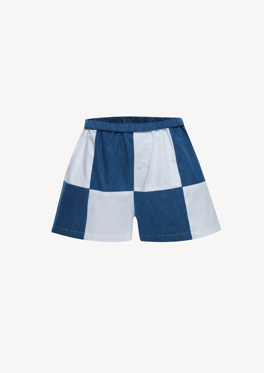 PATCHWORK BOXER SHORTS