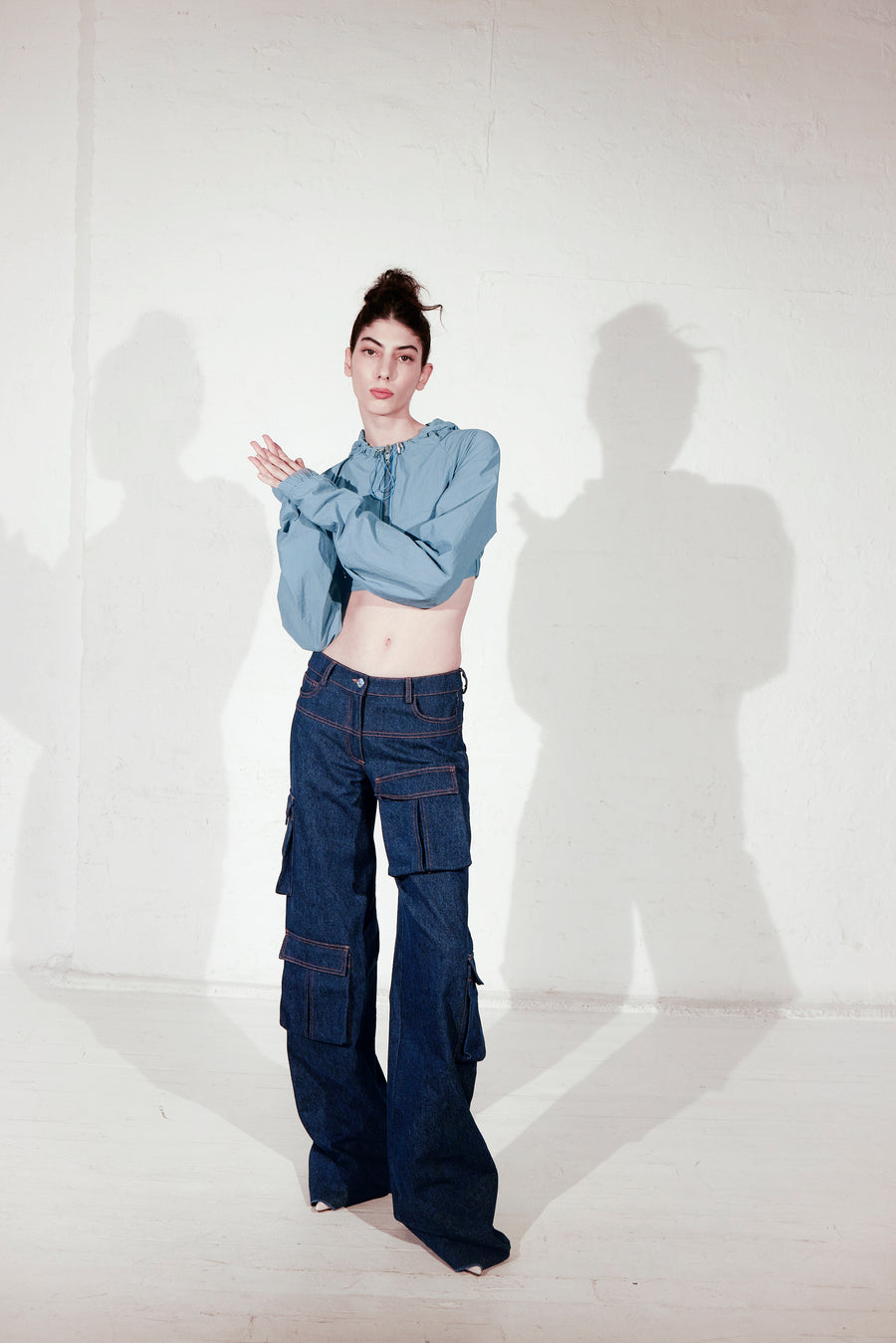 MIDNIGHT CARGO PANTS IN NAVY