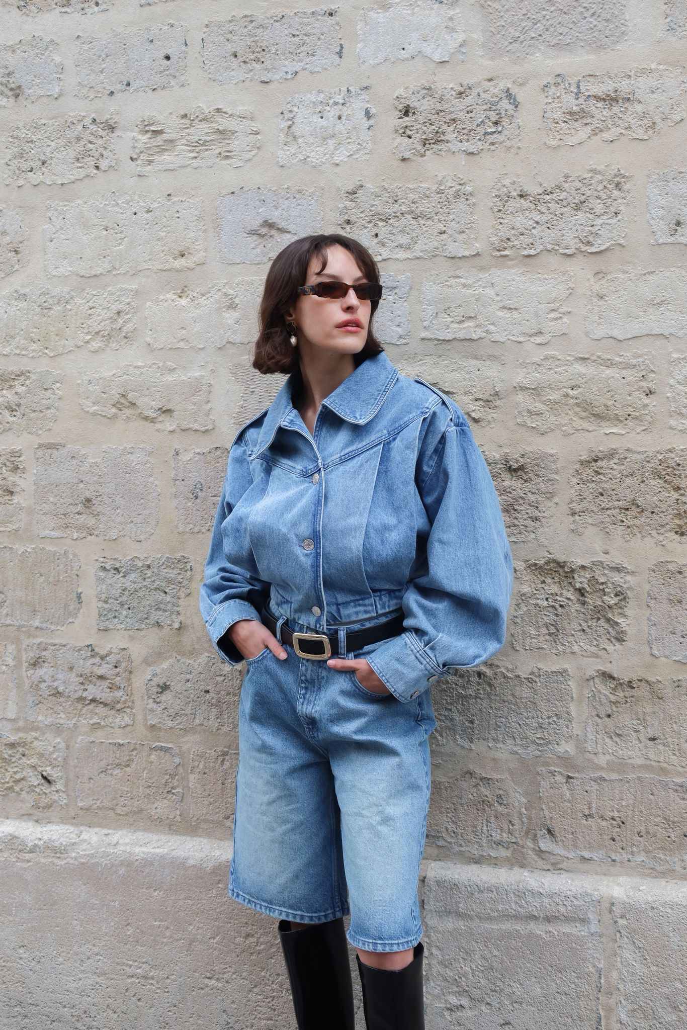 BAGGY BERMUDA DENIM SHORT