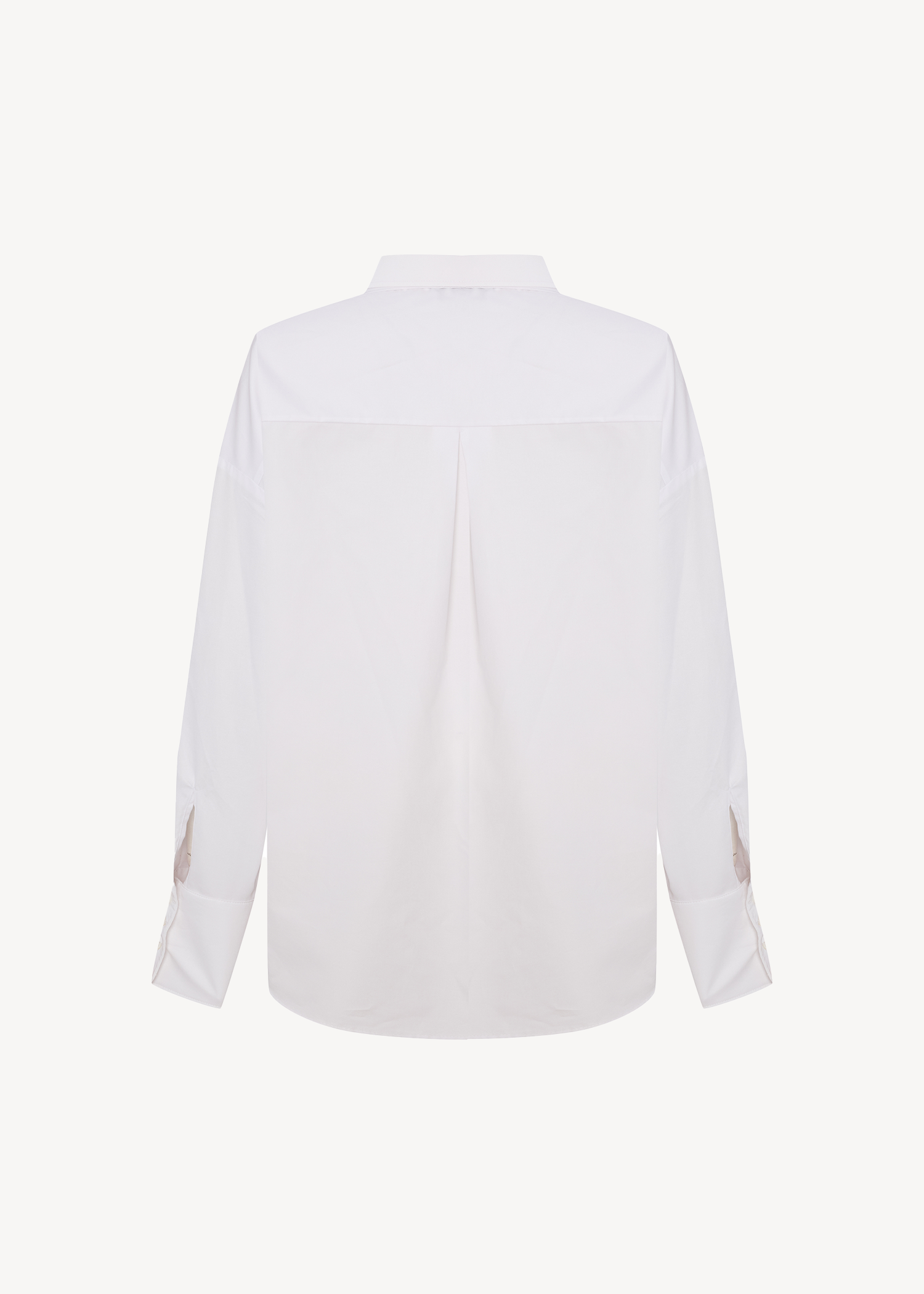CUFF COLLAR BOYFRIEND SHIRT