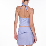 SLEEVED WRAP SKIRT