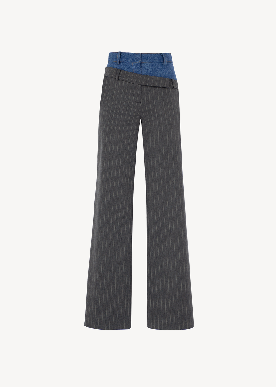 DOUBLE WAISTED PANTS