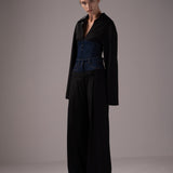 THE NEW DOUBLE WAISTED PANTS IN NAVY