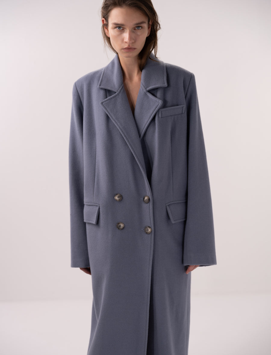 ASHLEY COAT IN SKY BLUE