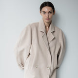 NERMIN COAT IN LIGHT BEIGE