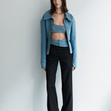 DOUBLE WAISTED PANTS