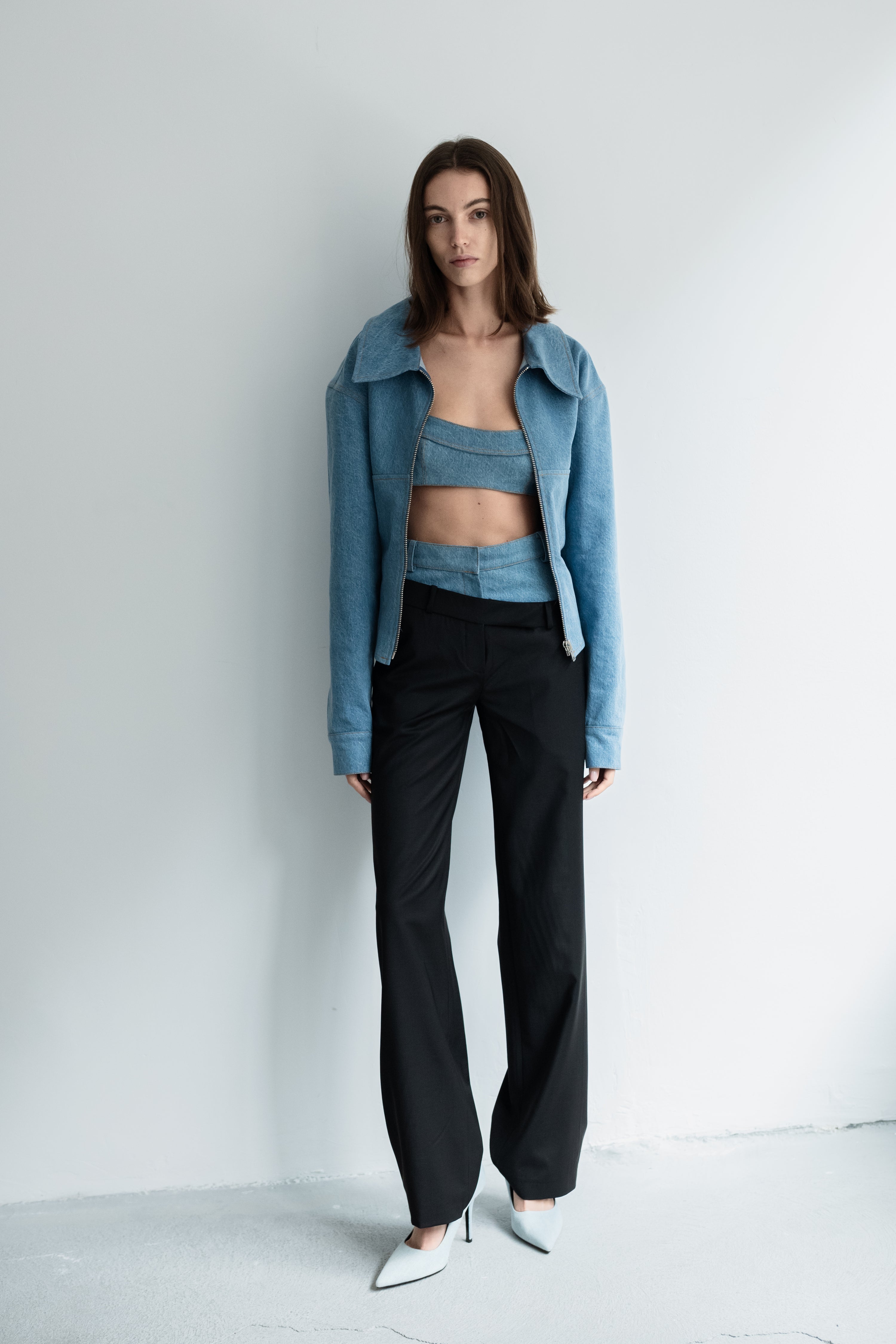 DOUBLE-WAISTED PANTS