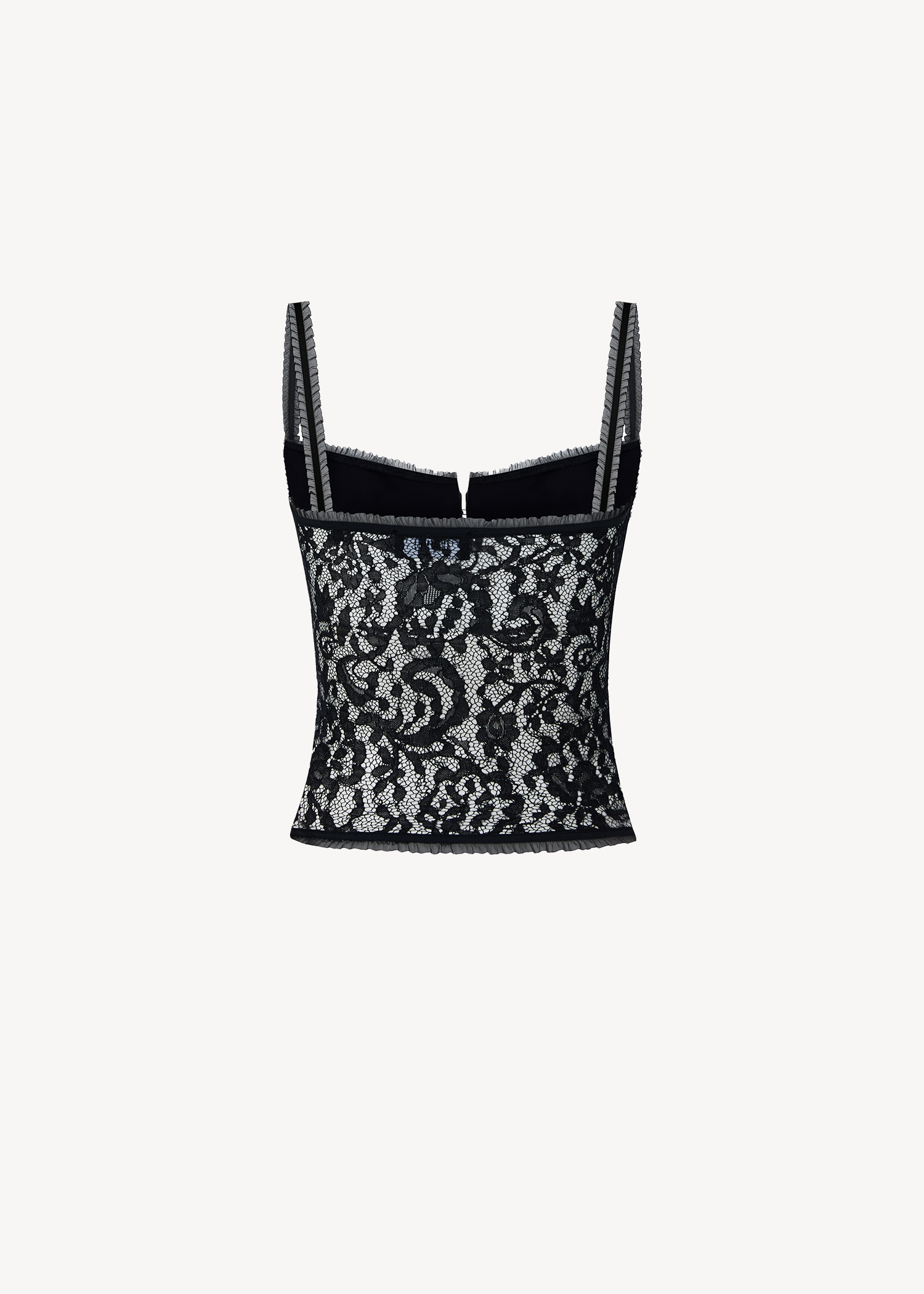 LACE TANK TOP IN BLACK