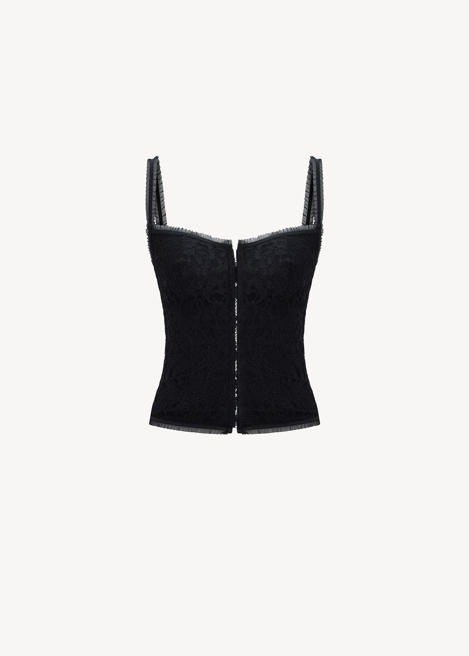 LACE TANK TOP IN BLACK