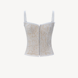 LACE TANK TOP IN WHITE