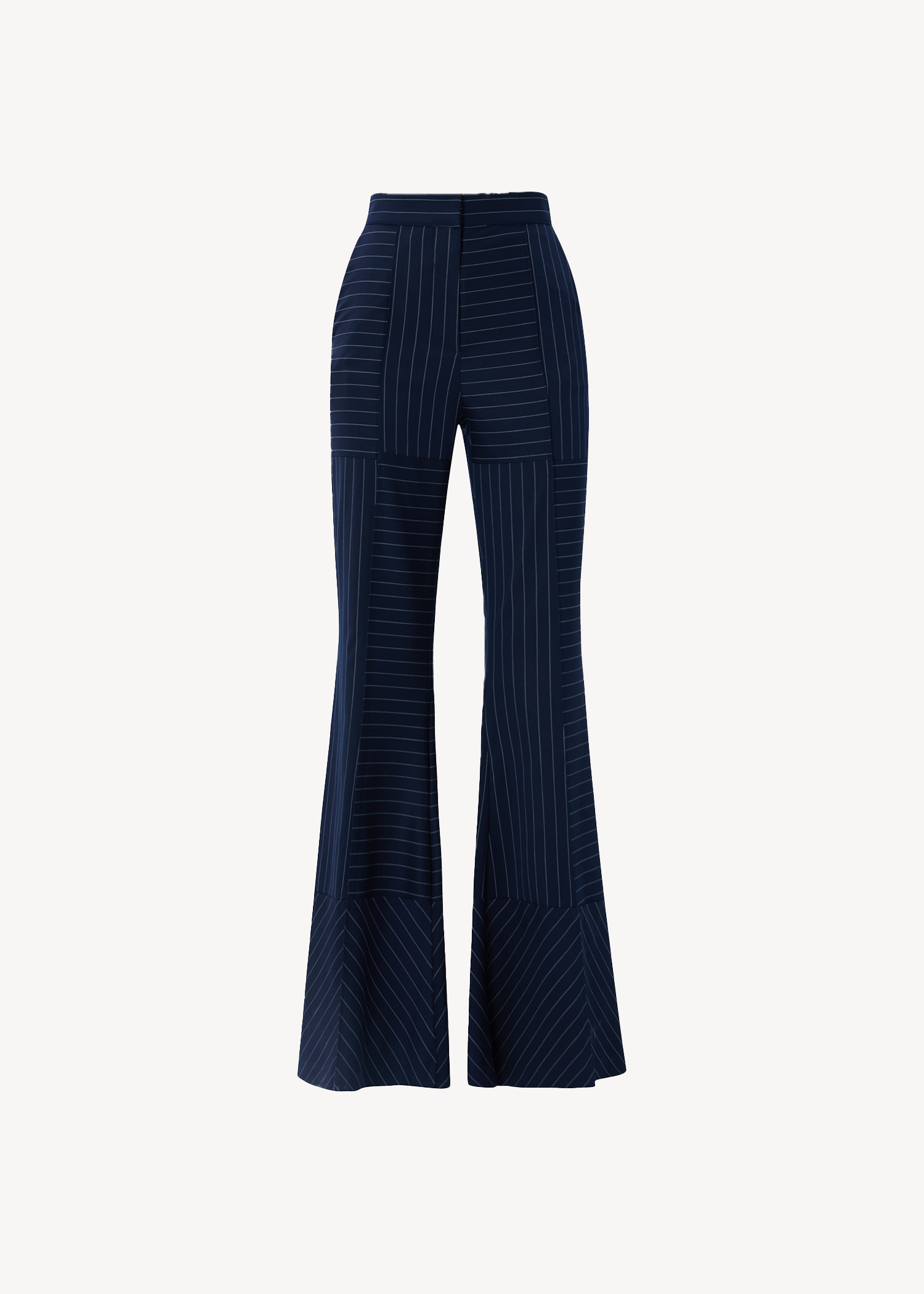 PATCHWORK FLARED PANTS