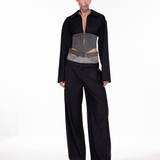 THE NEW DOUBLE WAISTED PANTS IN GREY