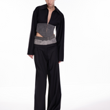 THE NEW DOUBLE WAISTED PANTS IN GREY