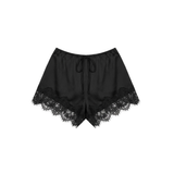 BABY SILK SHORTS IN BLACK
