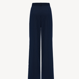 PINSTRIPE BOYFRIEND PANTS IN NAVY