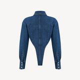 DENIM BODYSUIT