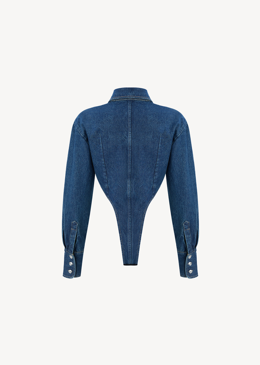 DENIM BODYSUIT