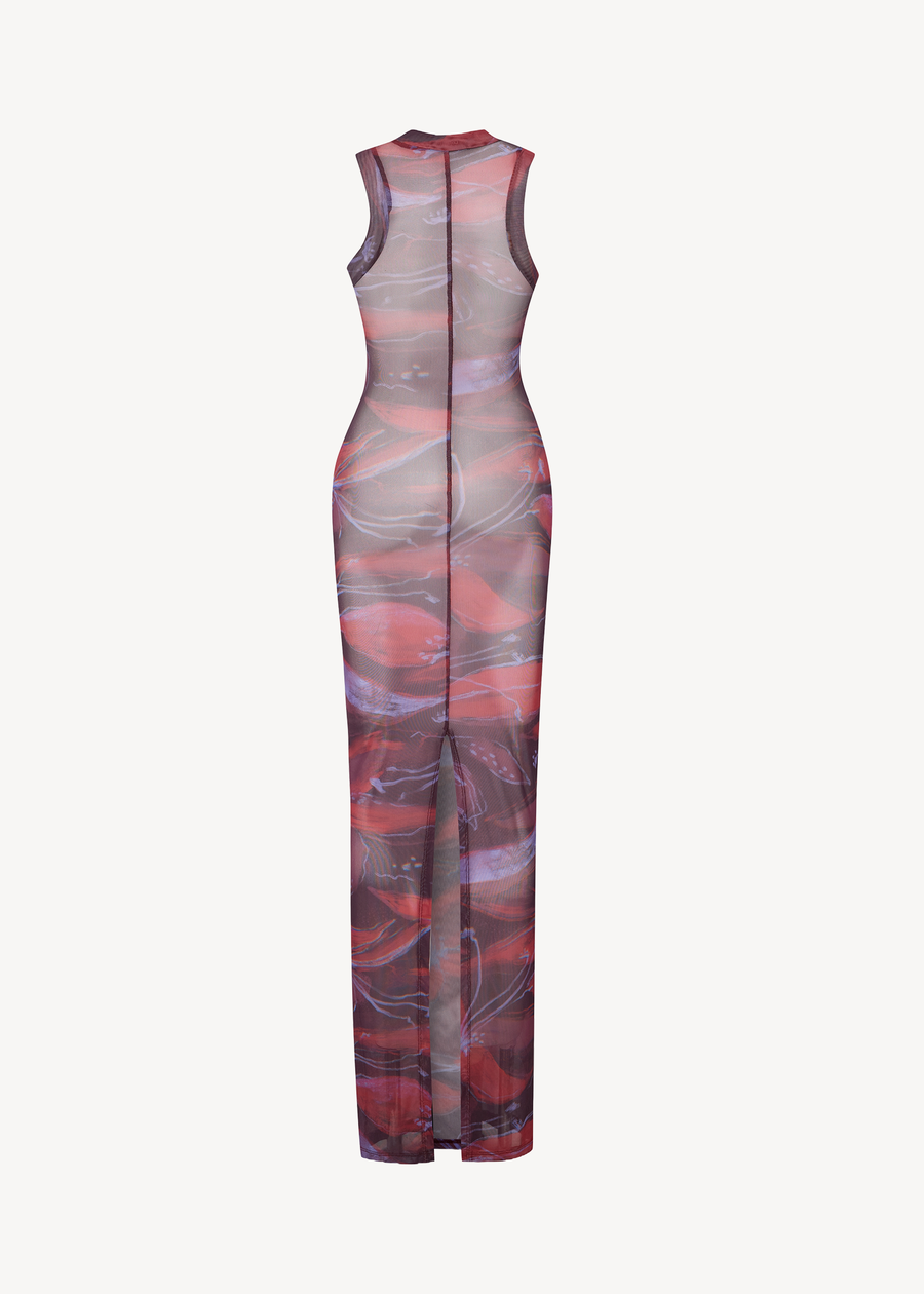LILY MESH BEACH DRESS