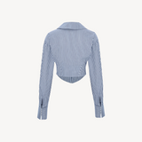 NINA SHIRT IN PINSTRIPE