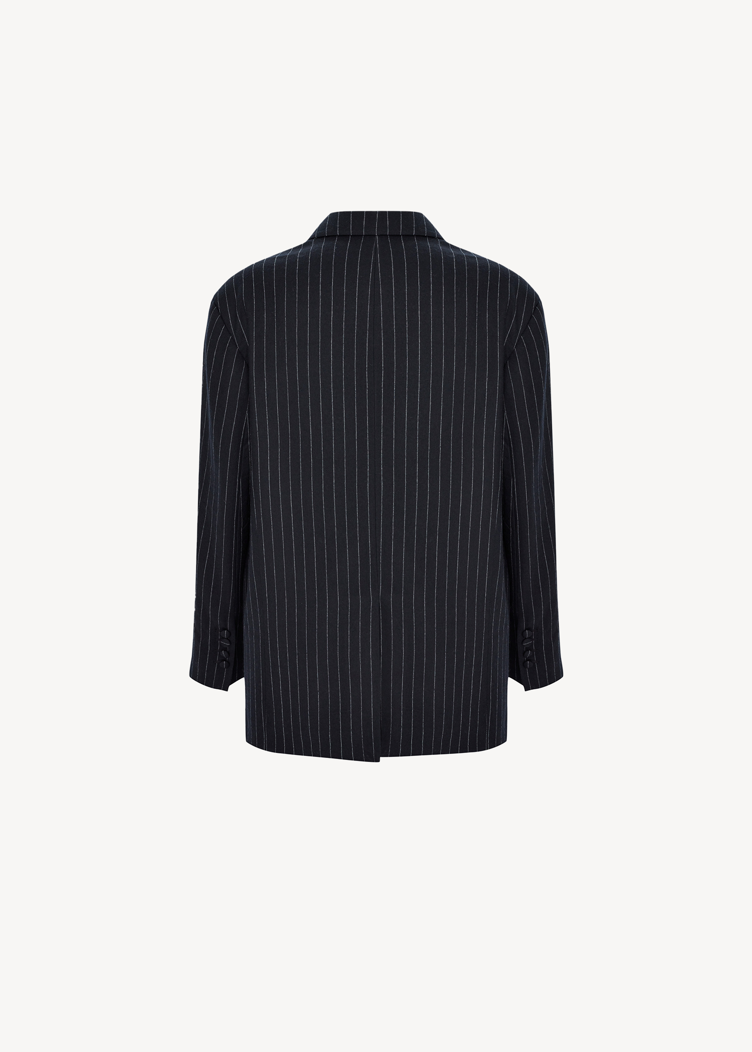 BOYFRIEND BLAZER IN PINSTRIPE