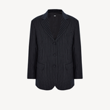Boyfriend Çizgili Blazer Ceket