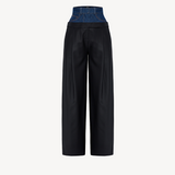 THE NEW DOUBLE WAISTED PANTS IN NAVY