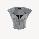 NERI TOP IN GREY