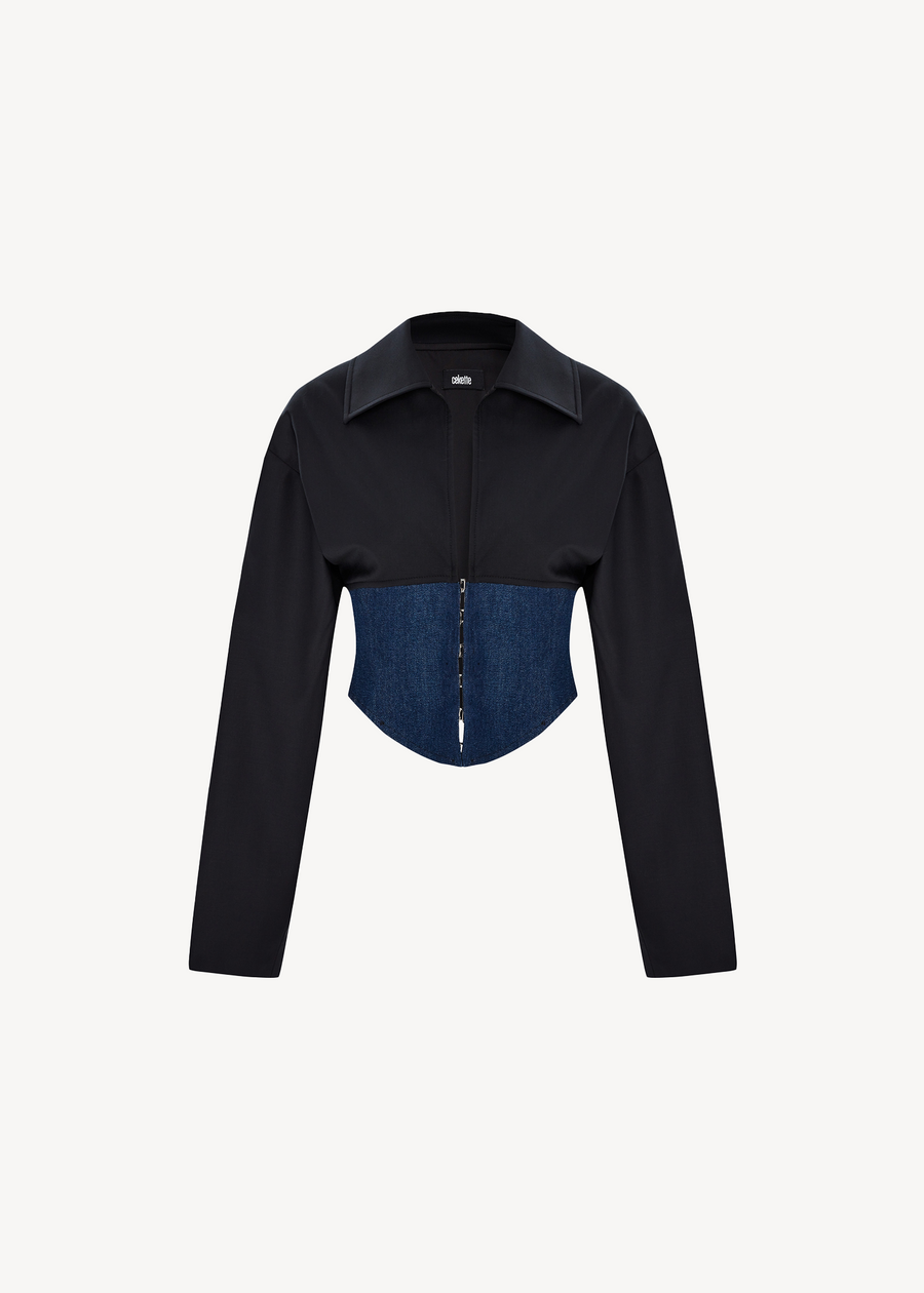 NINA BLAZER IN NAVY