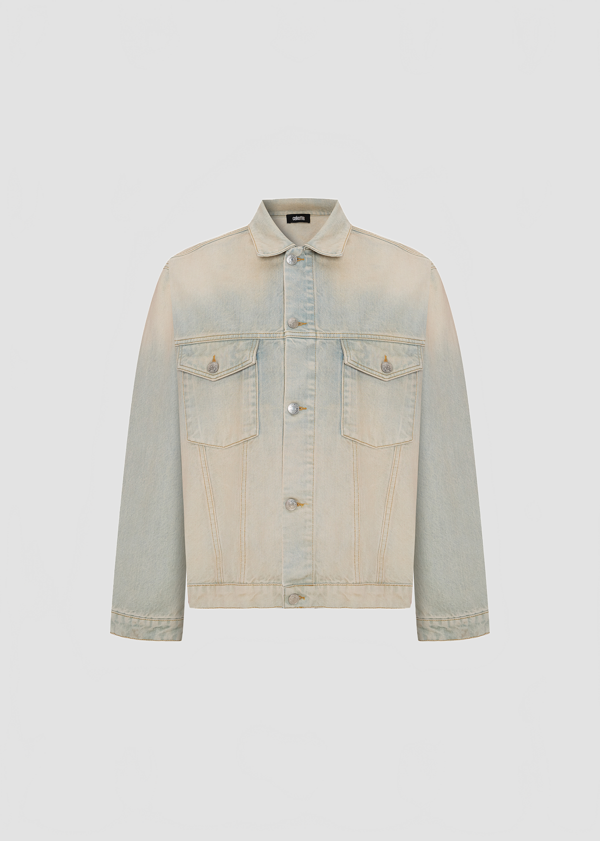BOYFRIEND DENIM JACKET IN ASH