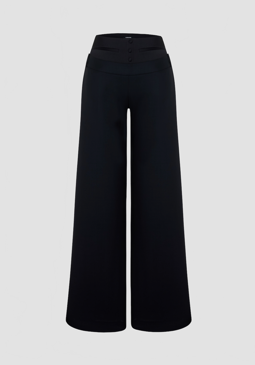 SMOKING DOUBLE WAISTED PANTS