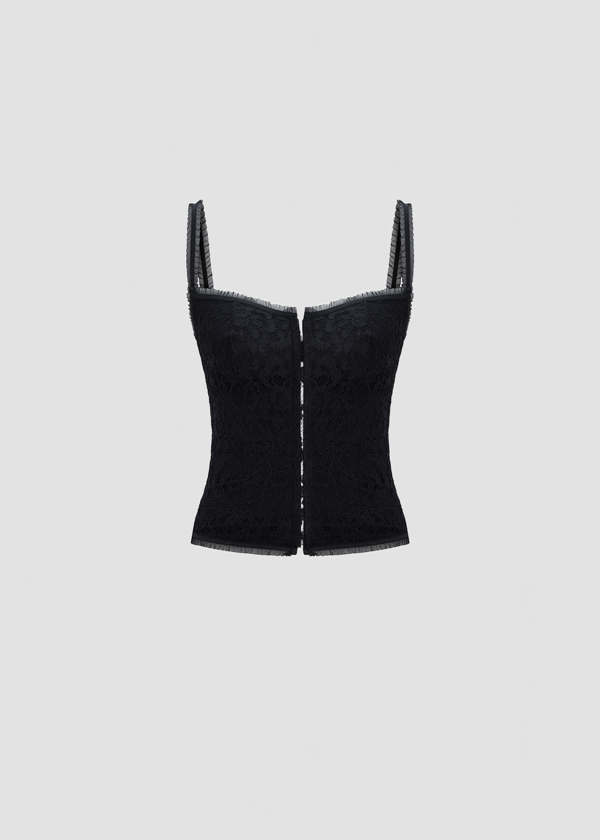LACE TANK TOP IN BLACK