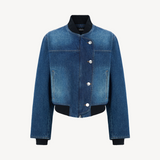 DENIM BOMBER JACKET