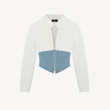 NINA BLAZER IN WHITE
